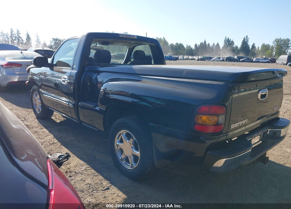 2005 GMC SIERRA 1500 SLE VIN: 1GTEC14T95Z126948