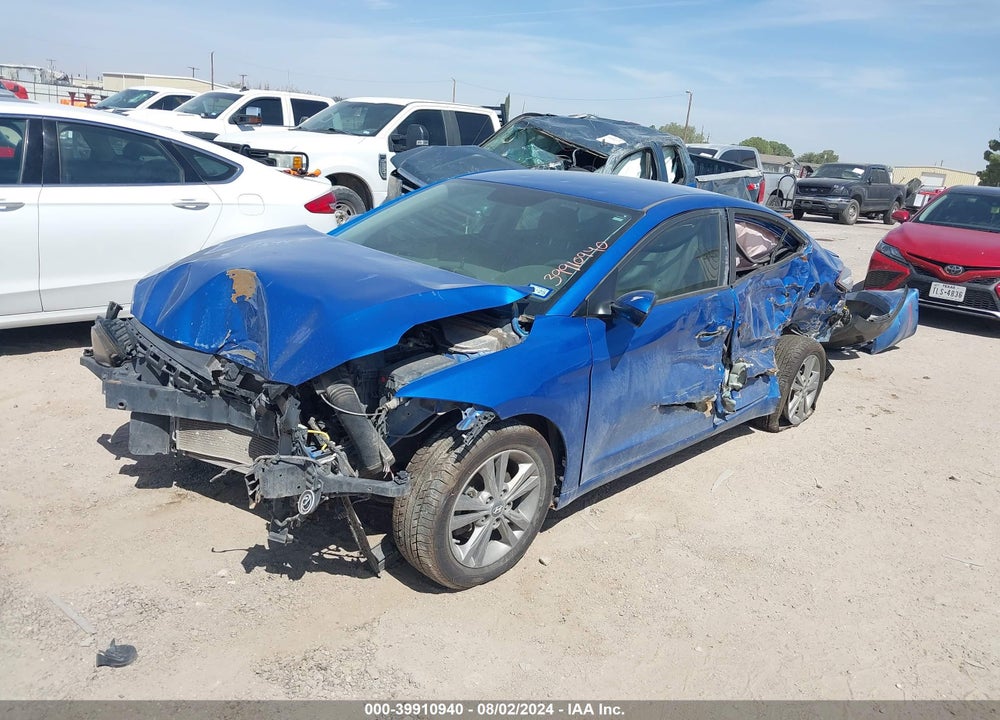 2018 HYUNDAI ELANTRA SEL VIN: KMHD84LF5JU648697