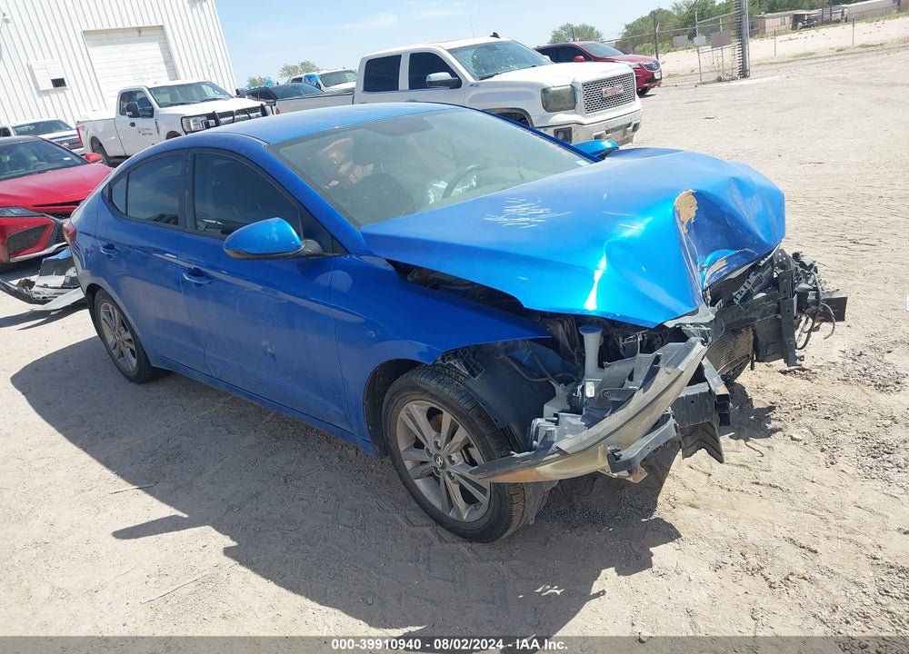2018 HYUNDAI ELANTRA SEL VIN: KMHD84LF5JU648697