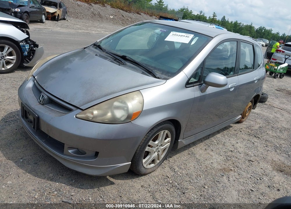 2007 HONDA FIT SPORT VIN: JHMGD38657S023669