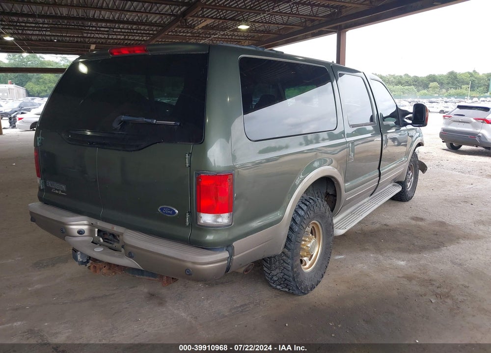 2004 FORD EXCURSION EDDIE BAUER VIN: 1FMNU45S74ED00120