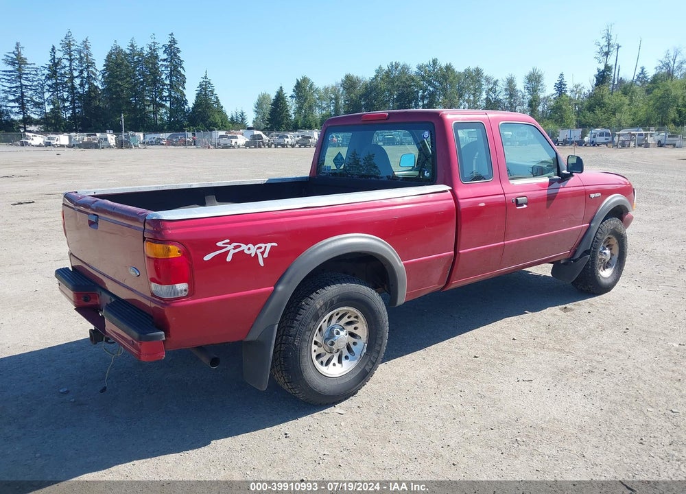 1998 FORD RANGER SPLASH/XL/XLT VIN: 1FTZR15U9WPB53457