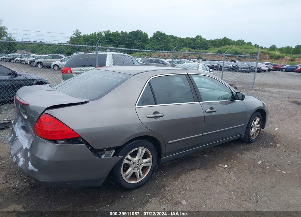 2007 HONDA ACCORD 2.4 EX VIN: 1HGCM56777A116448