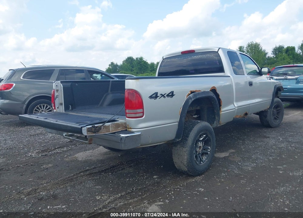 2004 DODGE DAKOTA VIN: 1D7HG12K54S603710