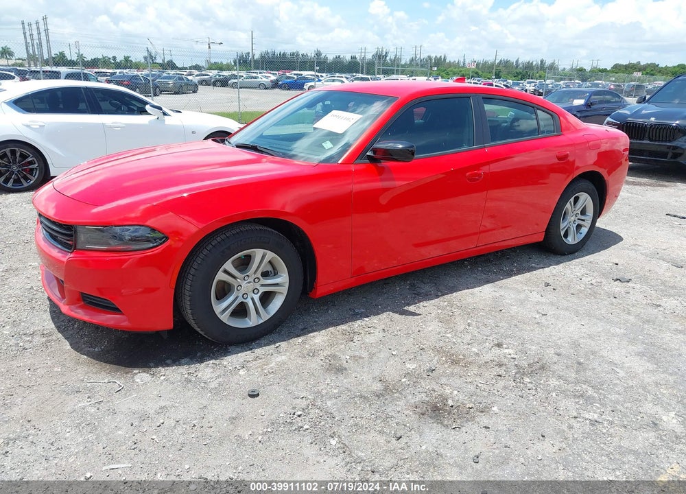 2023 DODGE CHARGER SXT VIN: 2C3CDXBG1PH686676