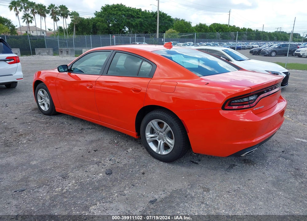 2023 DODGE CHARGER SXT VIN: 2C3CDXBG1PH686676