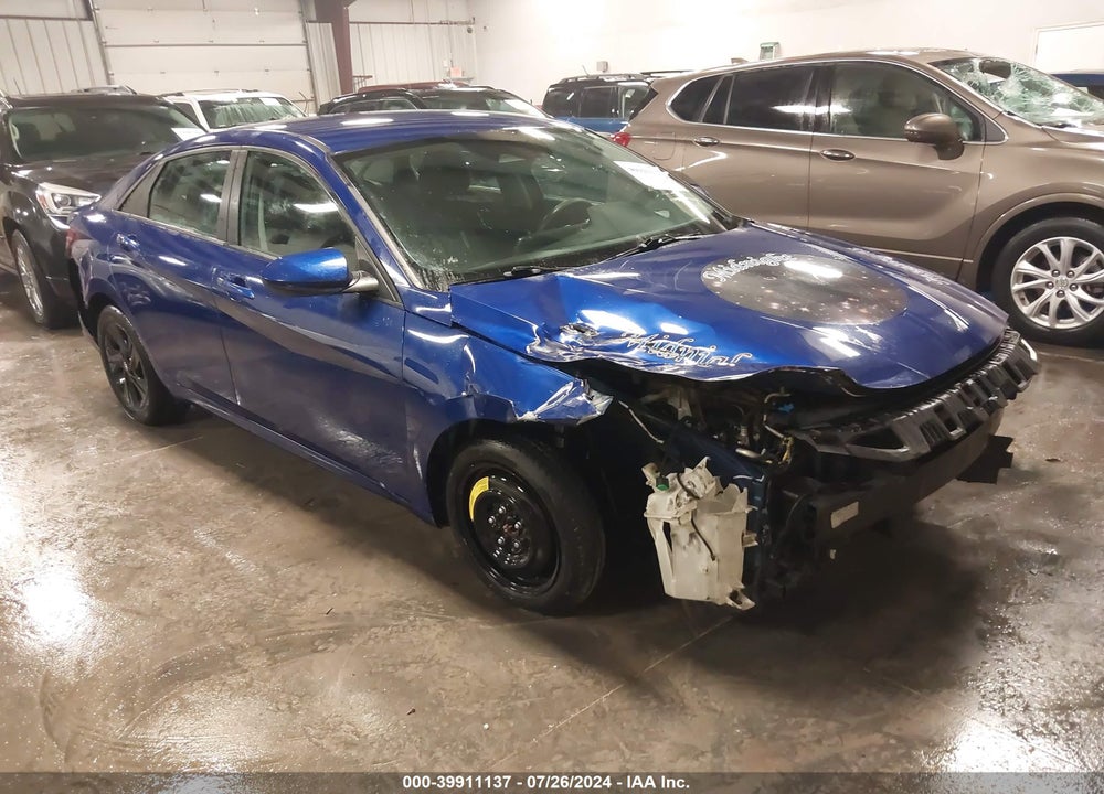 2021 HYUNDAI ELANTRA SEL VIN: 5NPLM4AG1MH002174