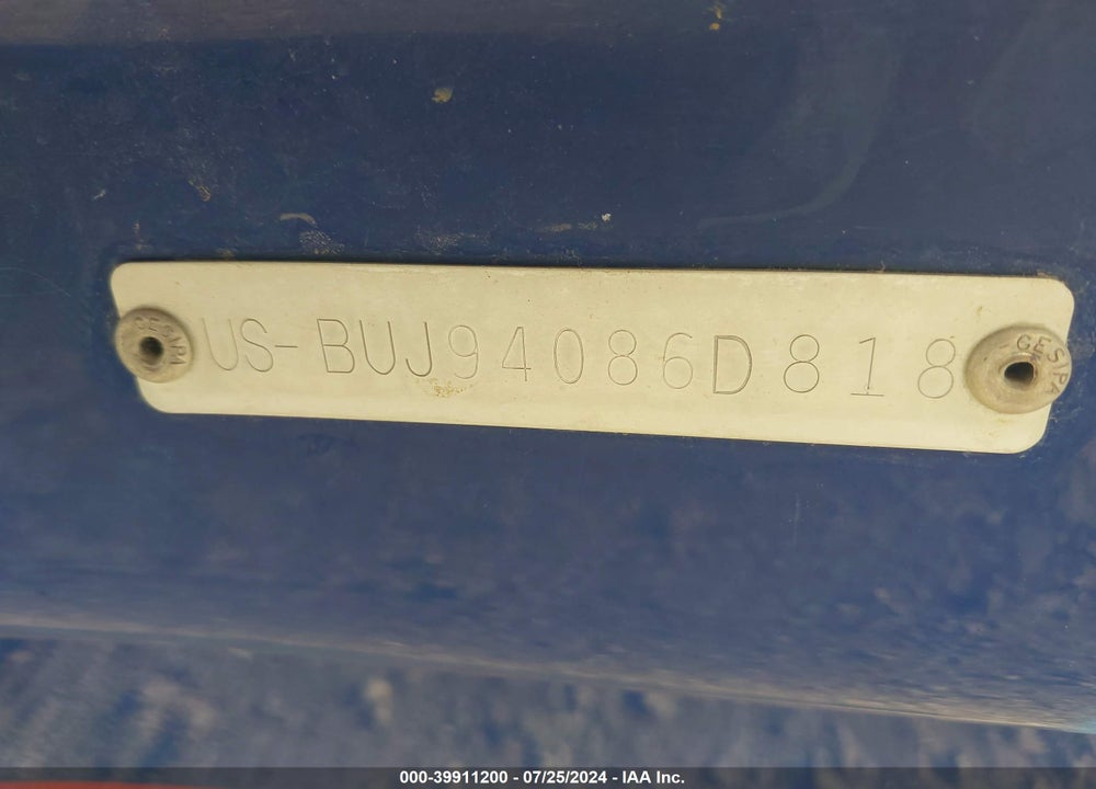 2018 TRACKER TAHOE VIN: BUJ94086D818