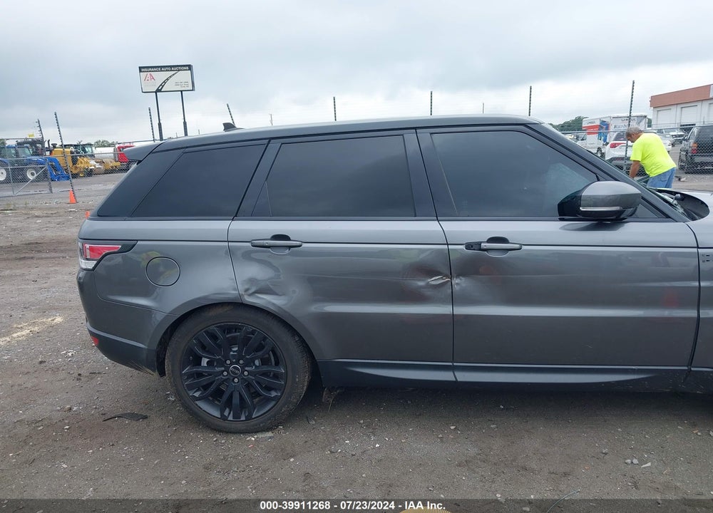 2016 LAND ROVER RANGE ROVER SPORT 3.0L V6 SUPERCHARGED SE VIN: SALWG2PF8GA118449