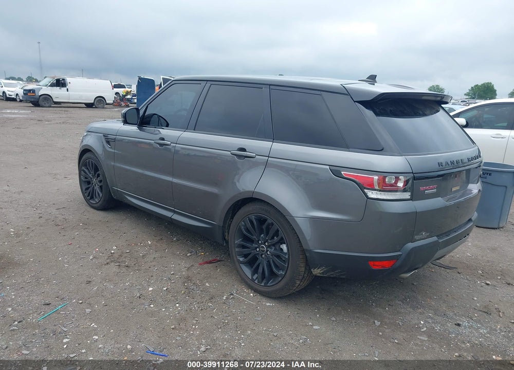 2016 LAND ROVER RANGE ROVER SPORT 3.0L V6 SUPERCHARGED SE VIN: SALWG2PF8GA118449