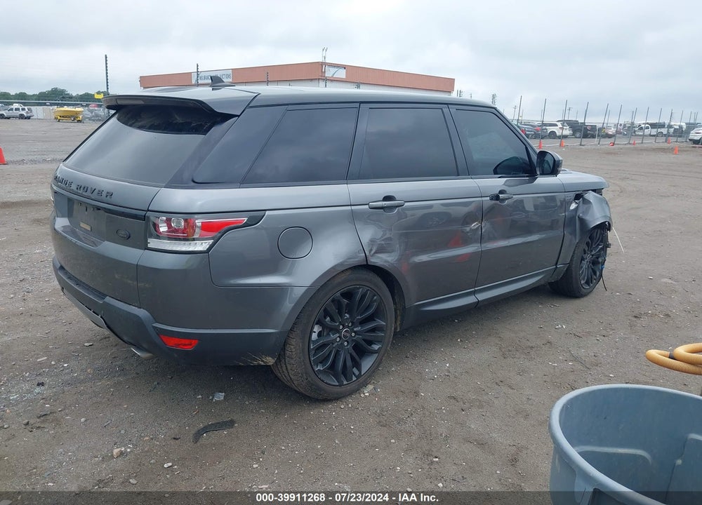 2016 LAND ROVER RANGE ROVER SPORT 3.0L V6 SUPERCHARGED SE VIN: SALWG2PF8GA118449