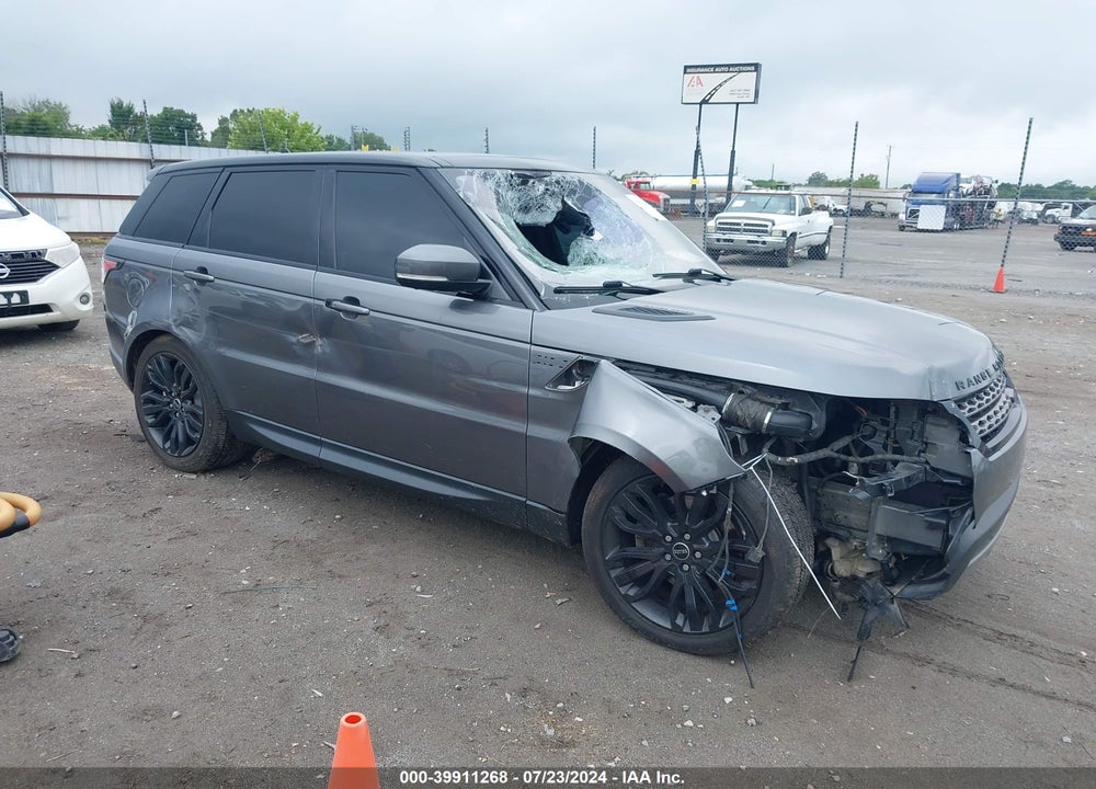 2016 LAND ROVER RANGE ROVER SPORT 3.0L V6 SUPERCHARGED SE VIN: SALWG2PF8GA118449