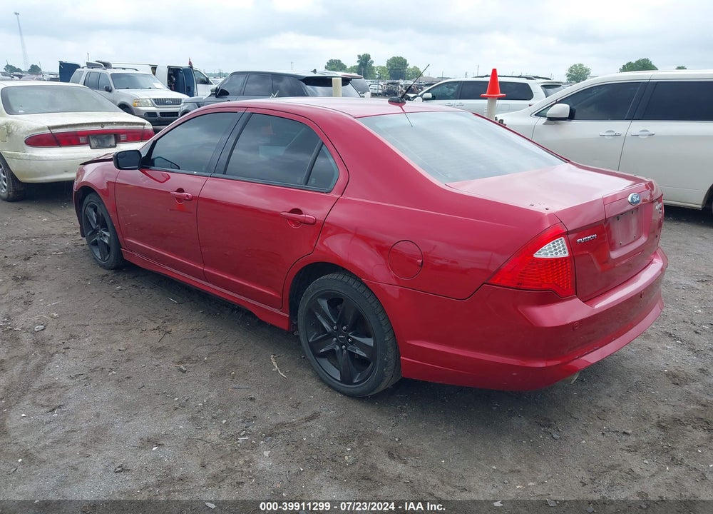 2011 FORD FUSION SPORT VIN: 3FAHP0KC9BR152471