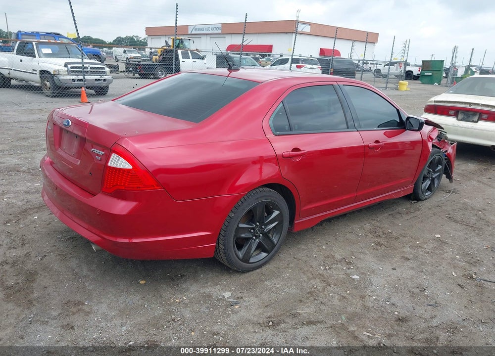 2011 FORD FUSION SPORT VIN: 3FAHP0KC9BR152471