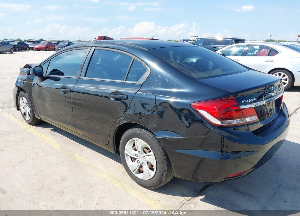 2013 HONDA CIVIC LX VIN: 19XFB2F58DE007181
