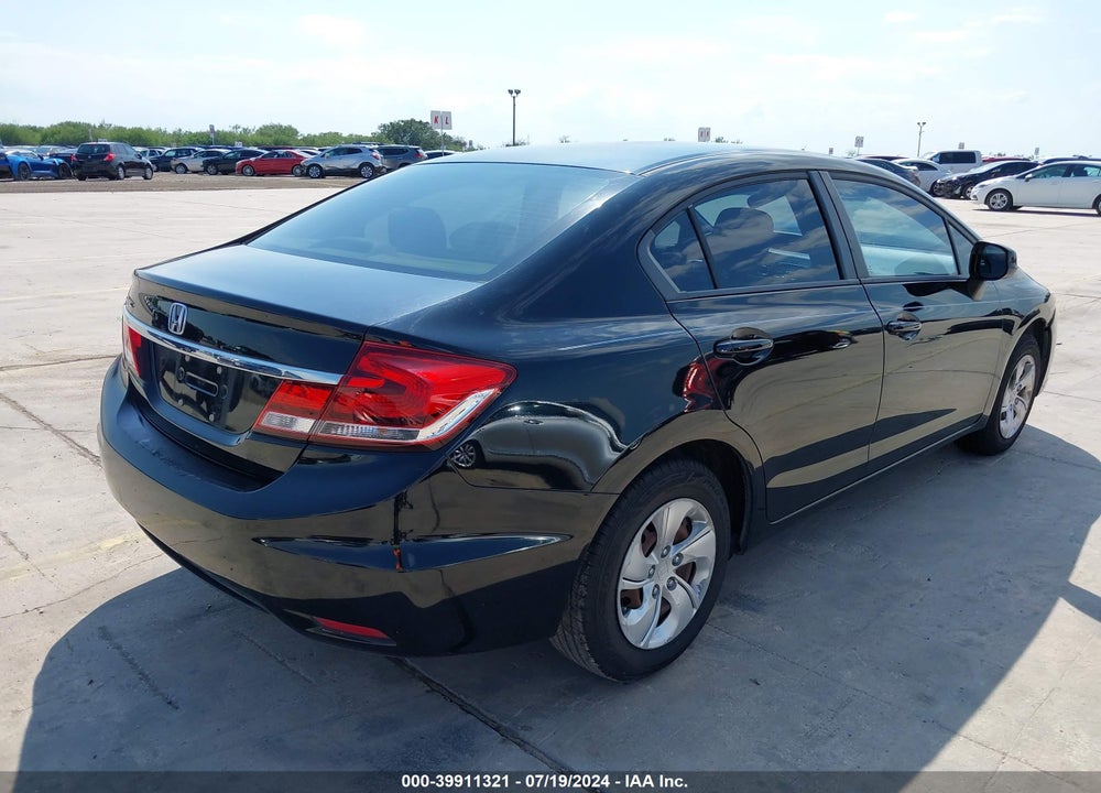 2013 HONDA CIVIC LX VIN: 19XFB2F58DE007181