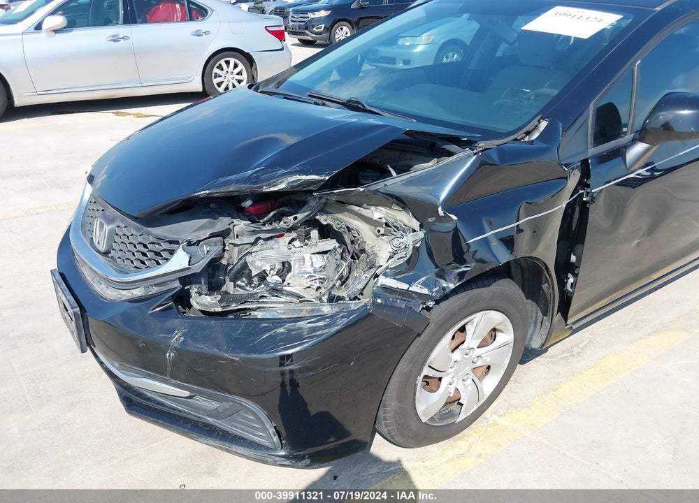 2013 HONDA CIVIC LX VIN: 19XFB2F58DE007181