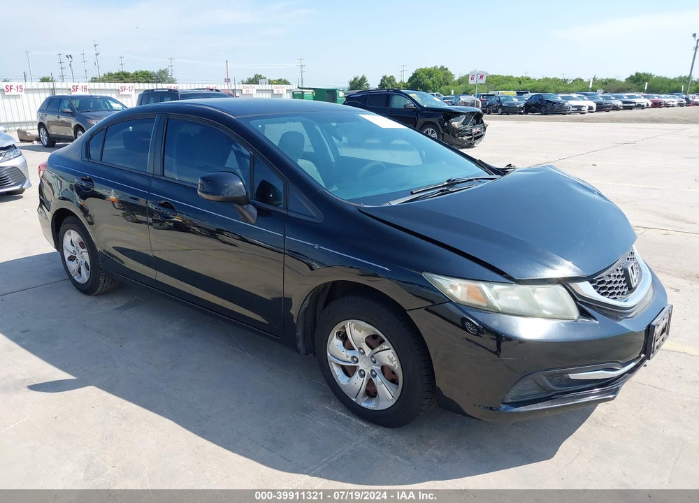 2013 HONDA CIVIC LX VIN: 19XFB2F58DE007181