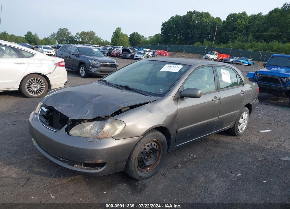 2008 TOYOTA COROLLA LE VIN: 2T1BR32E08C891451