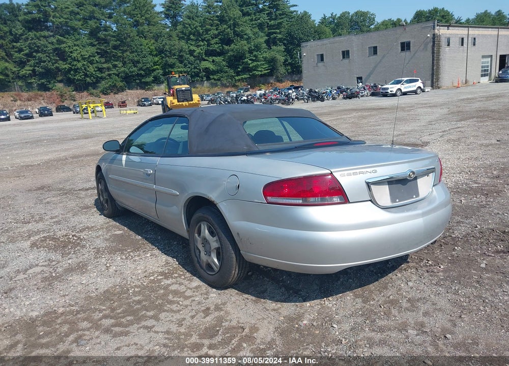 2004 CHRYSLER SEBRING LX VIN: 1C3EL45R84N196262
