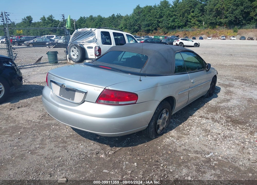 2004 CHRYSLER SEBRING LX VIN: 1C3EL45R84N196262