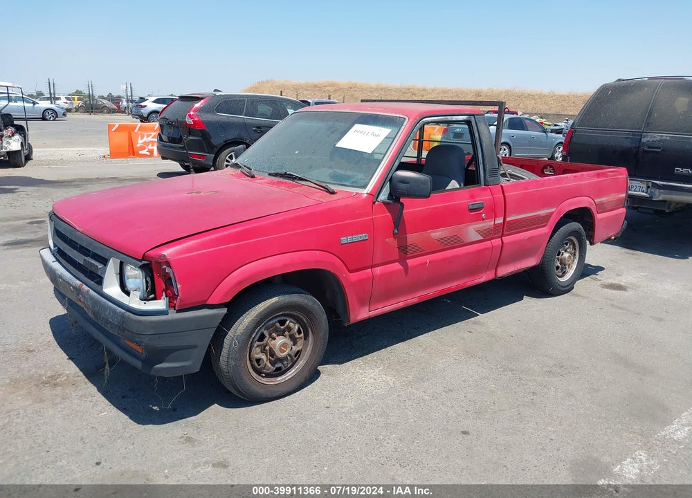 1991 MAZDA B2200 SHORT BED VIN: JM2UF1235M0118768