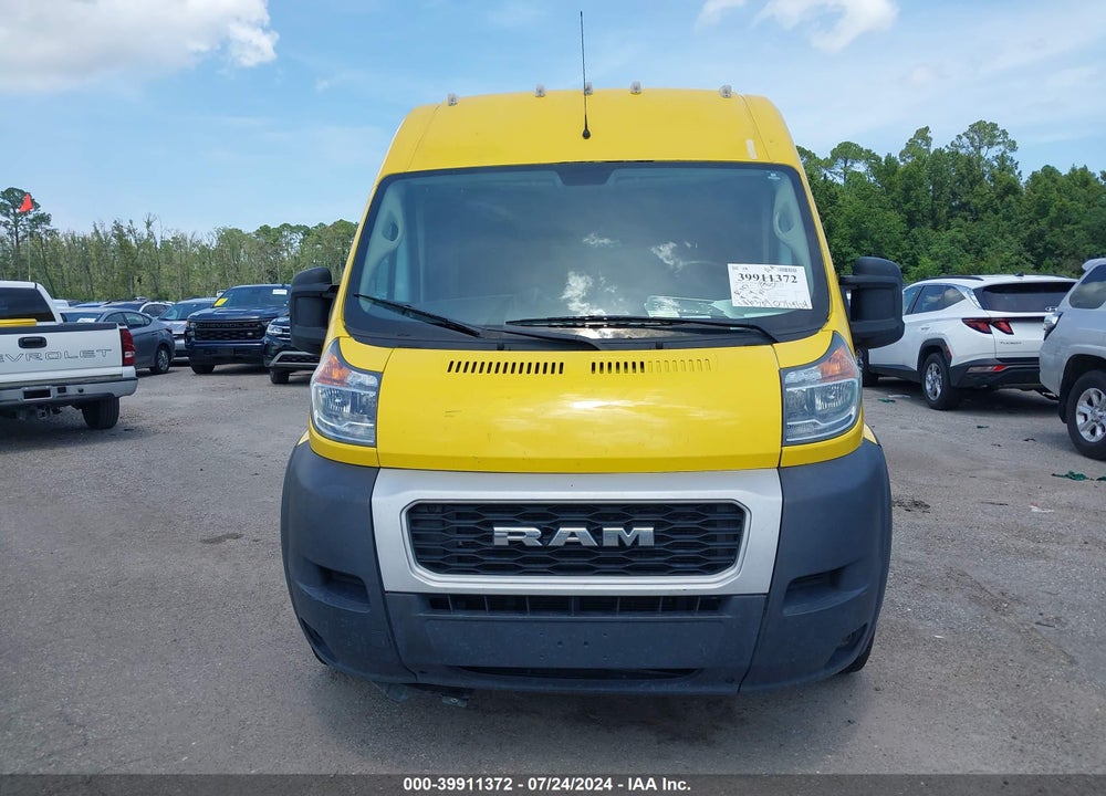 2021 RAM PROMASTER 1500 HIGH ROOF 136 WB VIN: 3C6ERVBG4ME505594