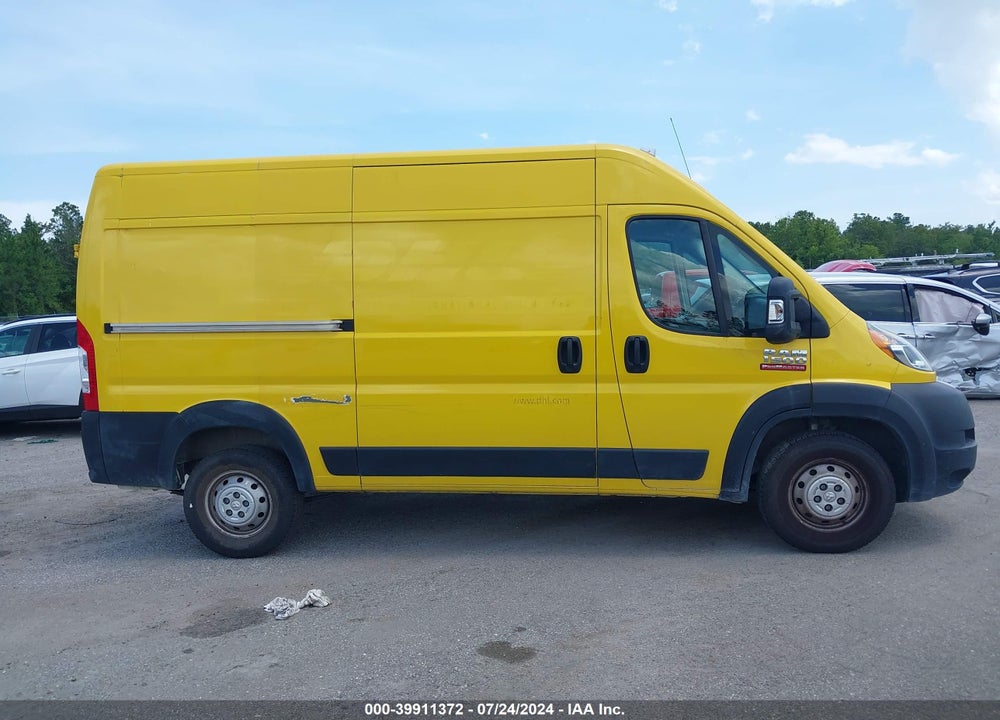 2021 RAM PROMASTER 1500 HIGH ROOF 136 WB VIN: 3C6ERVBG4ME505594