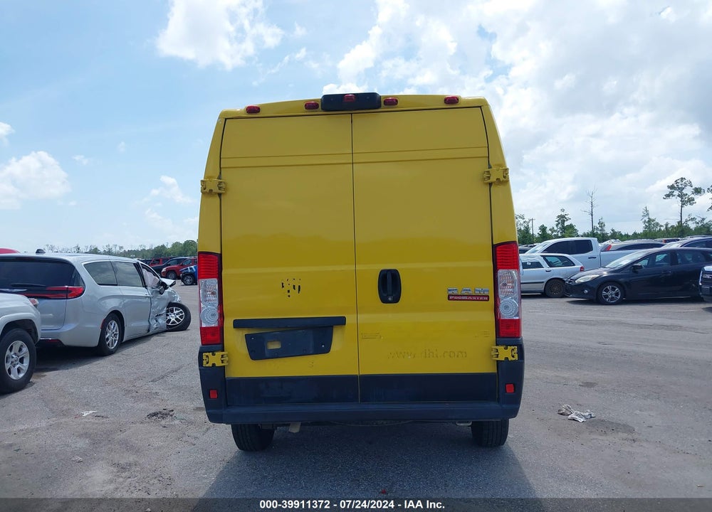 2021 RAM PROMASTER 1500 HIGH ROOF 136 WB VIN: 3C6ERVBG4ME505594
