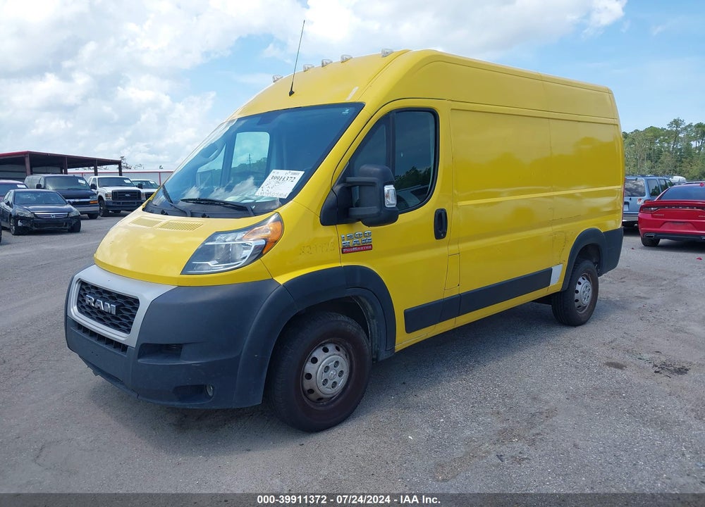 2021 RAM PROMASTER 1500 HIGH ROOF 136 WB VIN: 3C6ERVBG4ME505594