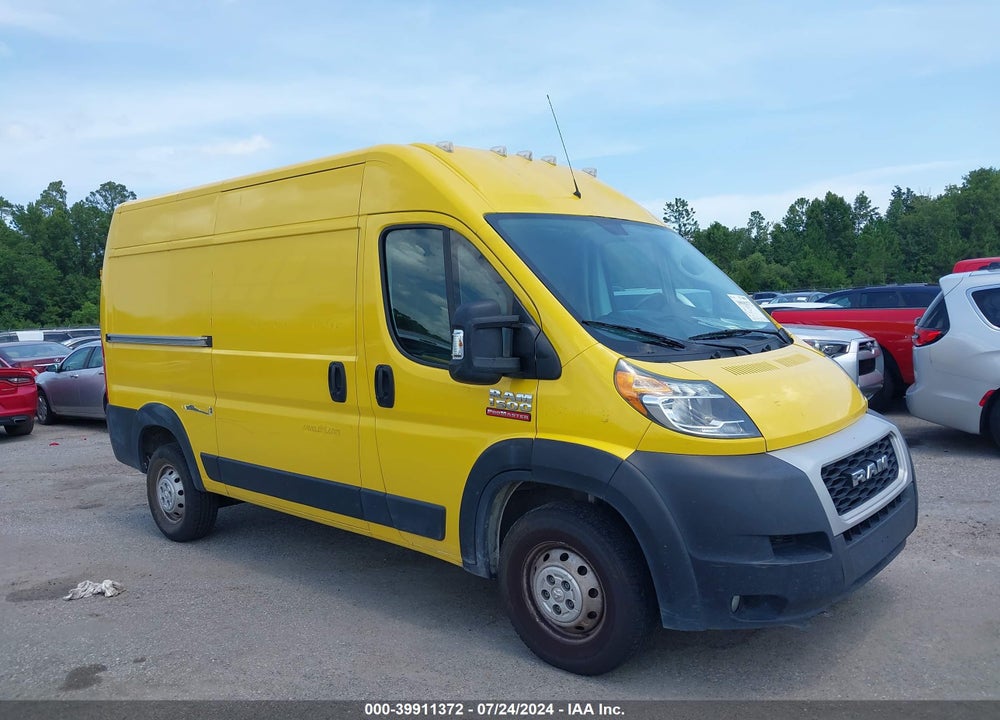 2021 RAM PROMASTER 1500 HIGH ROOF 136 WB VIN: 3C6ERVBG4ME505594