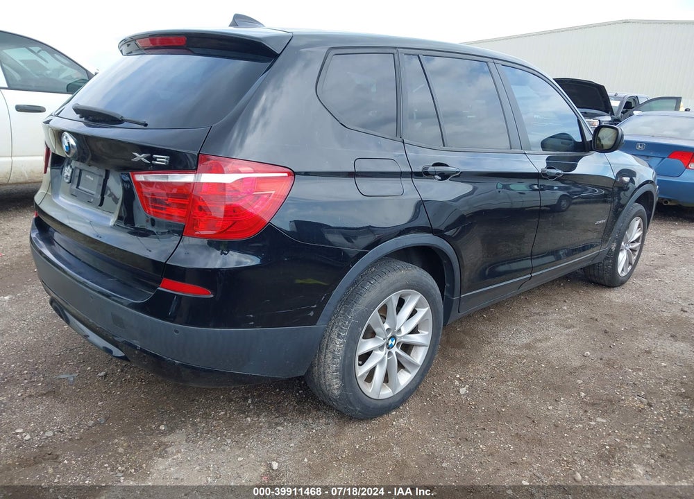 2013 BMW X3 XDRIVE28I VIN: 5UXWX9C57D0A08301