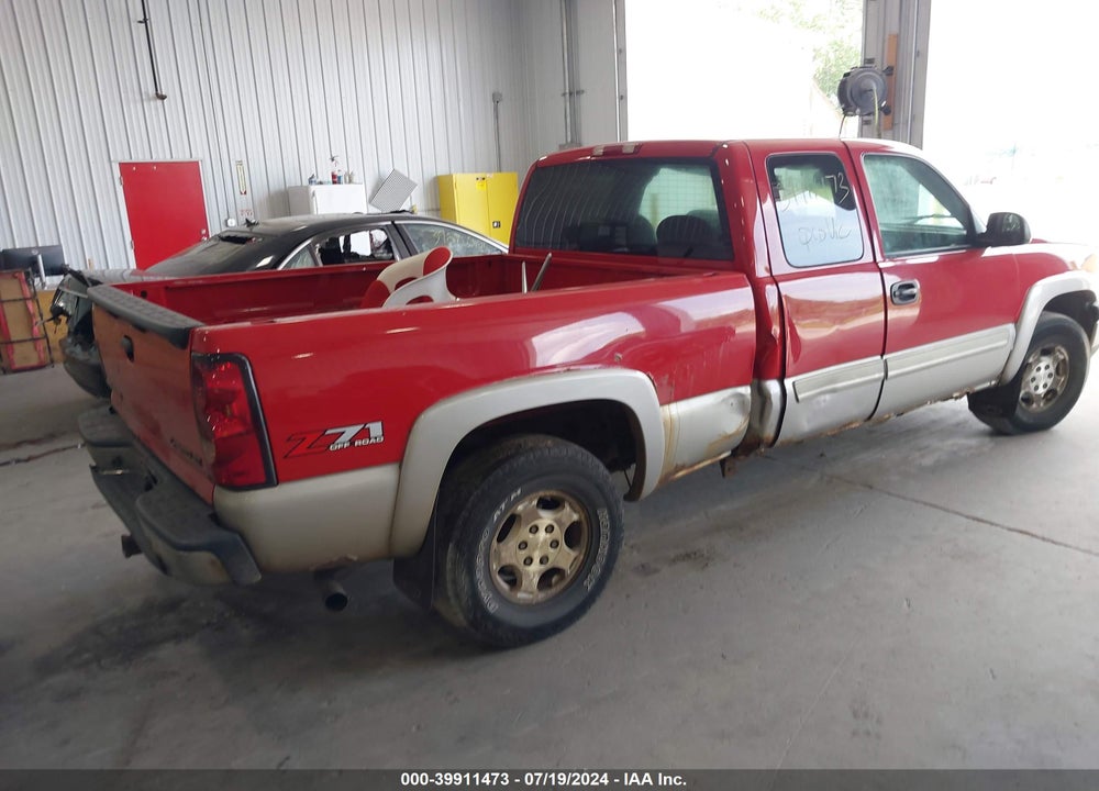 2004 CHEVROLET SILVERADO 1500 Z71 VIN: 1GCEK19T44Z199431
