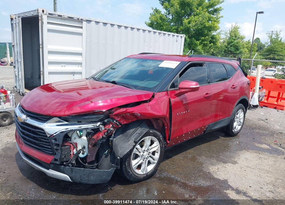 2019 CHEVROLET BLAZER VIN: 3GNKBCRS7KS604186