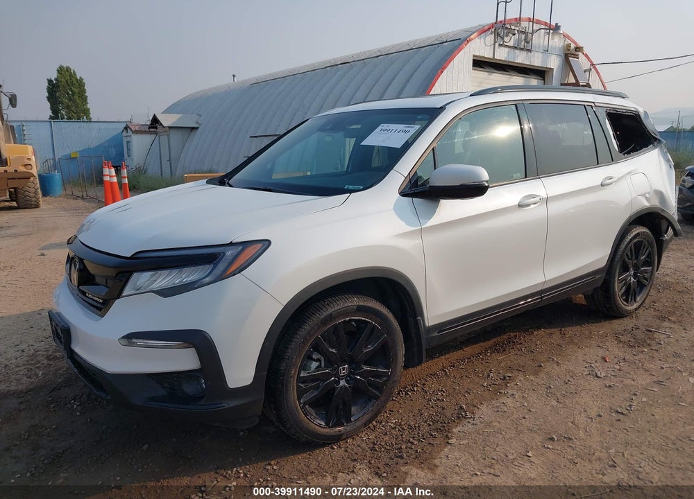 2022 HONDA PILOT AWD BLACK EDITION VIN: 5FNYF6H70NB006332
