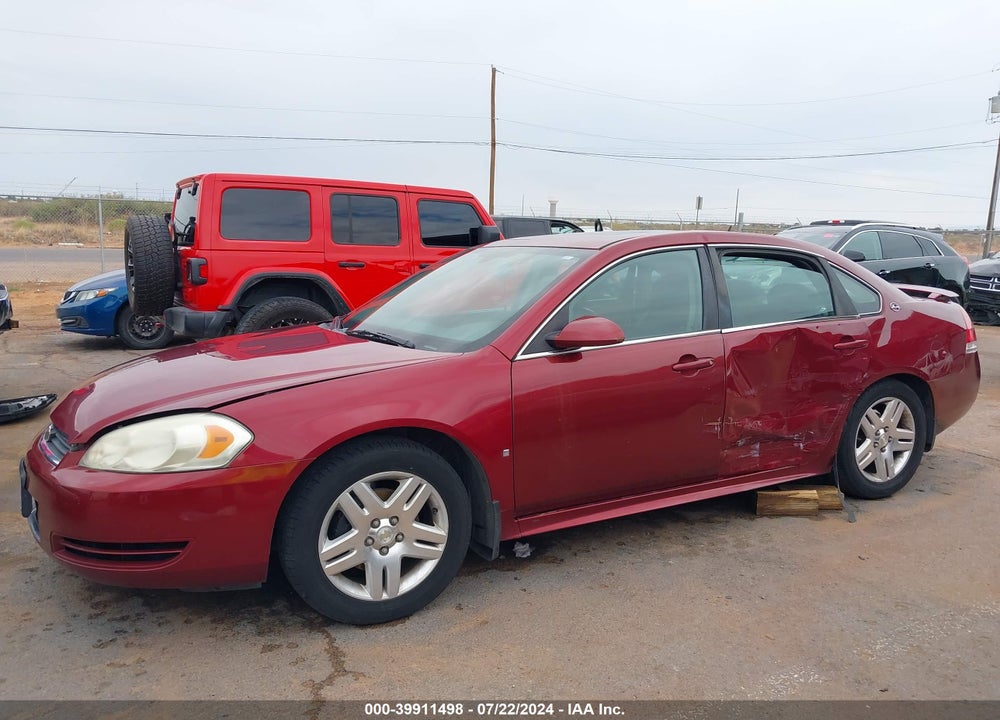 2009 CHEVROLET IMPALA LT VIN: 2G1WT57K091320564
