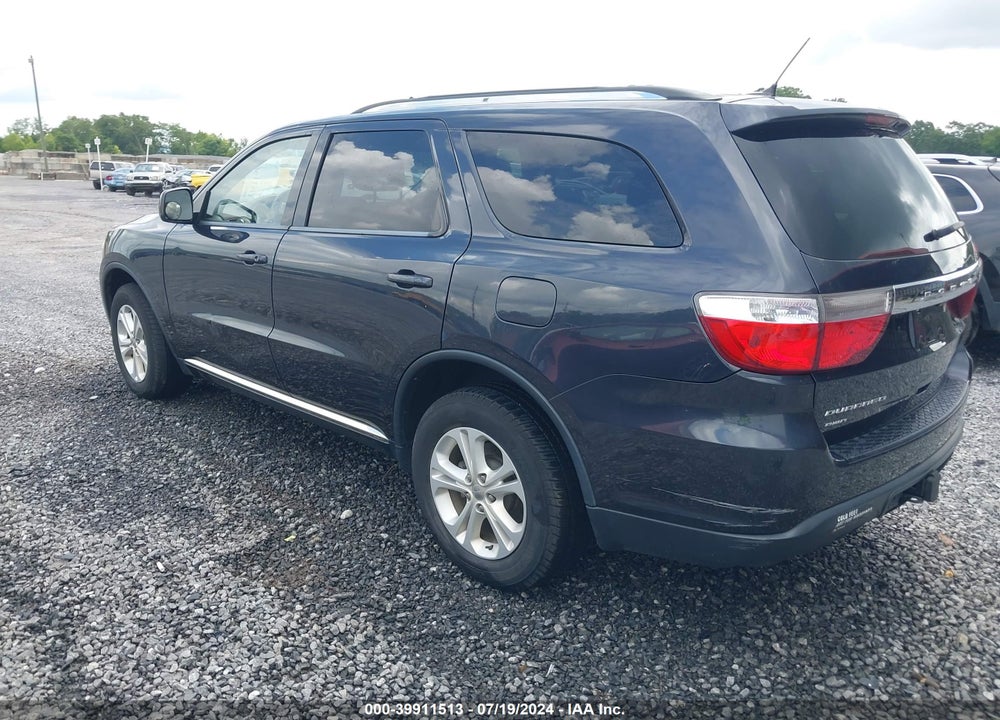 2013 DODGE DURANGO SXT VIN: 1C4RDJAG5DC540140
