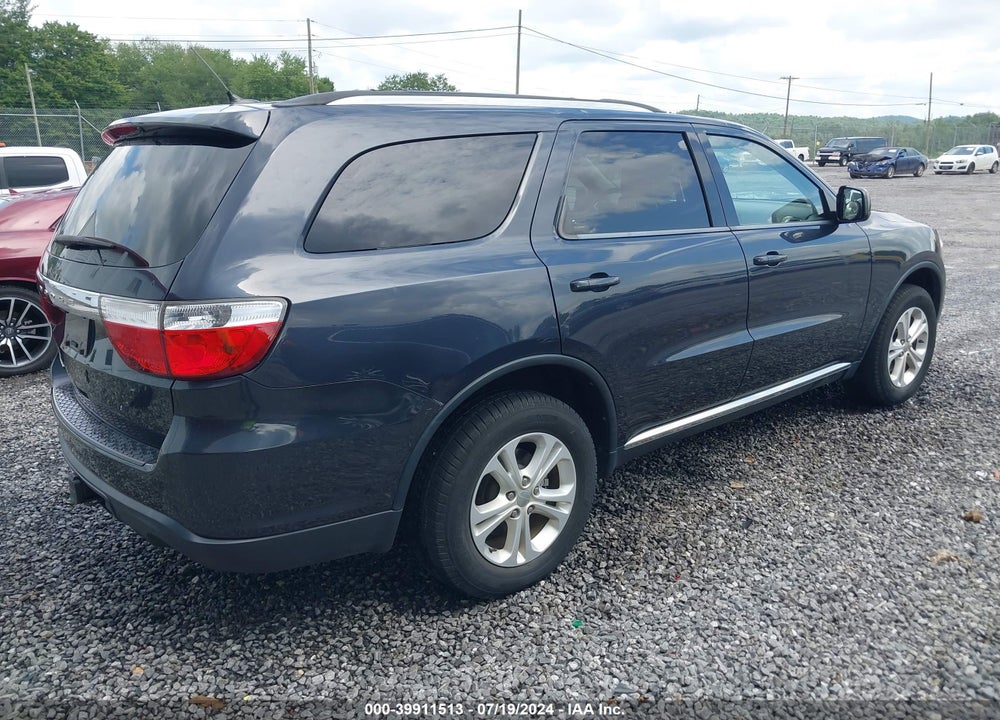2013 DODGE DURANGO SXT VIN: 1C4RDJAG5DC540140