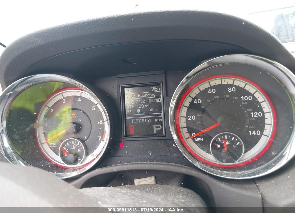 2013 DODGE DURANGO SXT VIN: 1C4RDJAG5DC540140