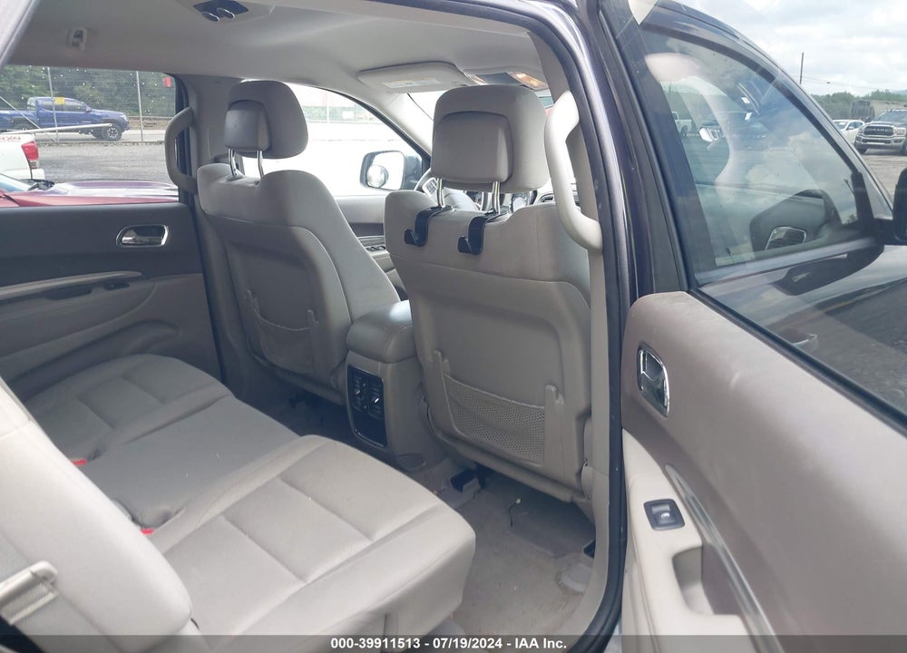 2013 DODGE DURANGO SXT VIN: 1C4RDJAG5DC540140