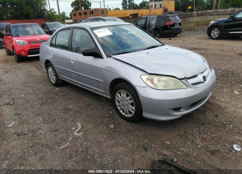 2005 HONDA CIVIC LX VIN: 1HGES16555L025489