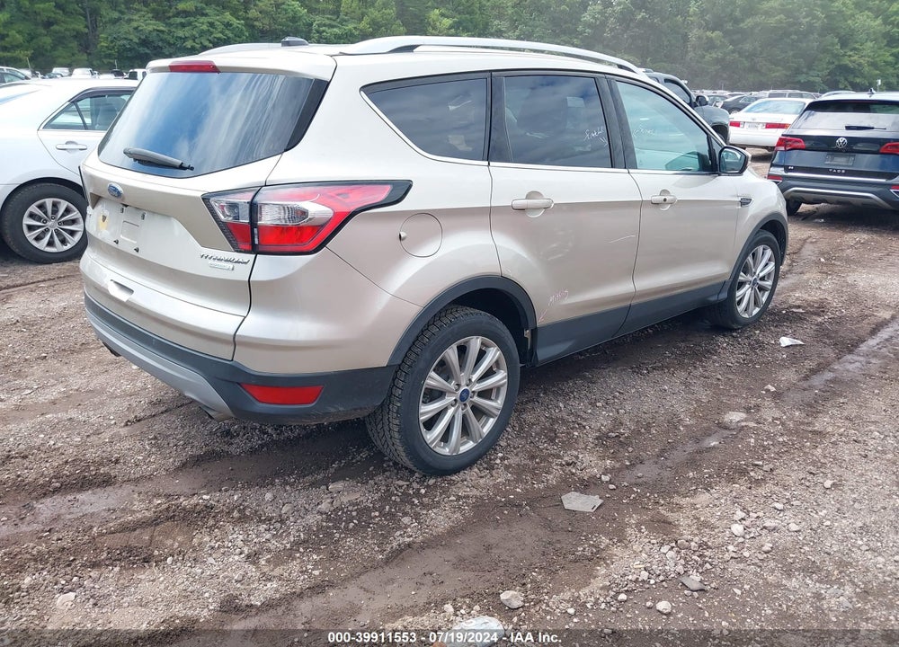 2017 FORD ESCAPE TITANIUM VIN: 1FMCU0JD6HUD03738