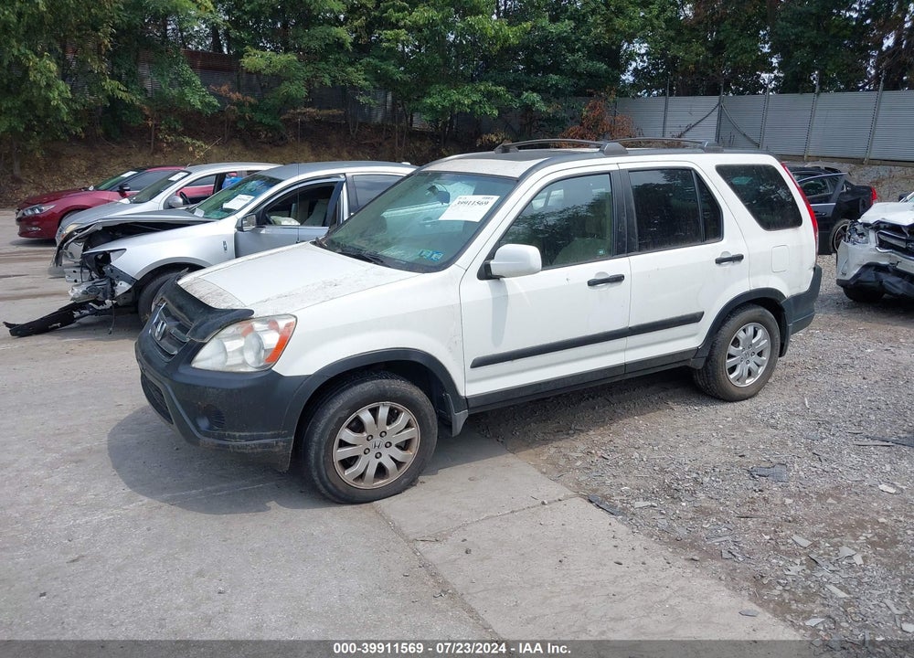 2006 HONDA CR-V EX VIN: SHSRD78826U402393