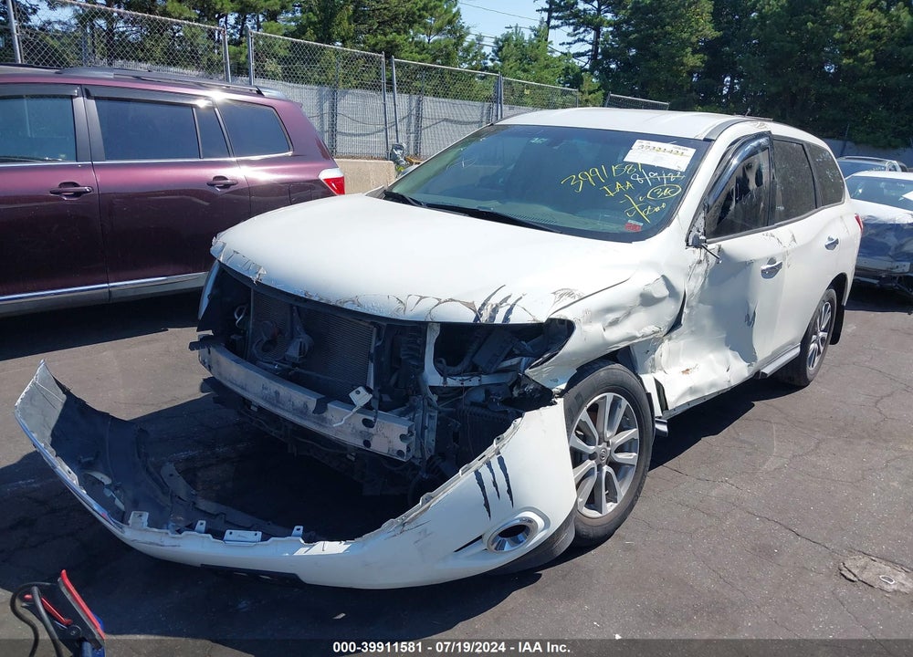 2013 NISSAN PATHFINDER S VIN: 5N1AR2MN1DC617550