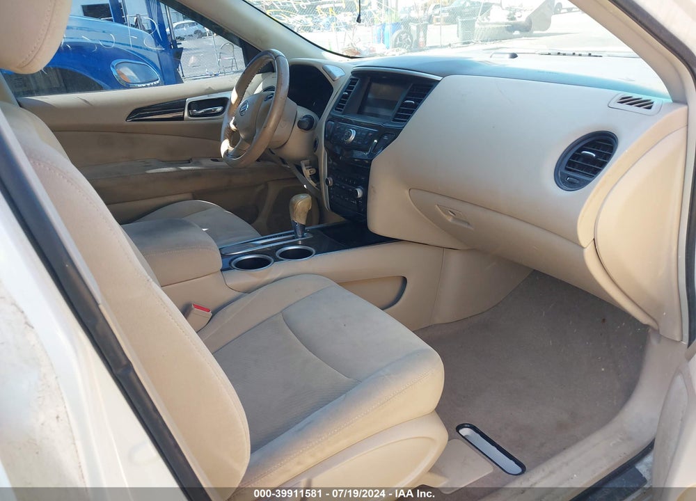 2013 NISSAN PATHFINDER S VIN: 5N1AR2MN1DC617550