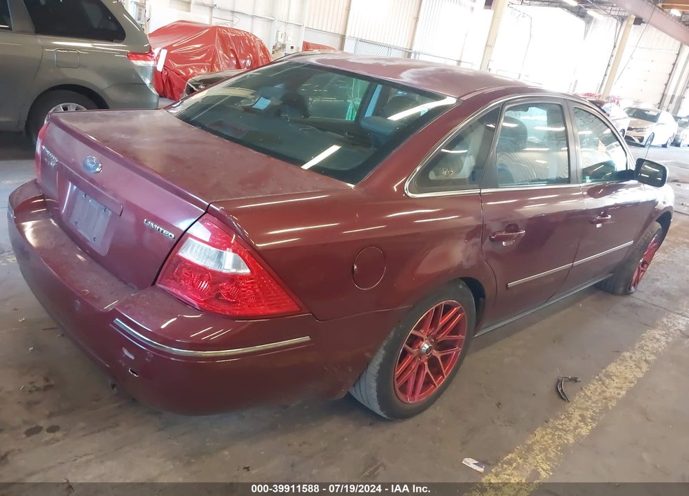 2005 FORD FIVE HUNDRED LIMITED VIN: 1FAHP28115G195621
