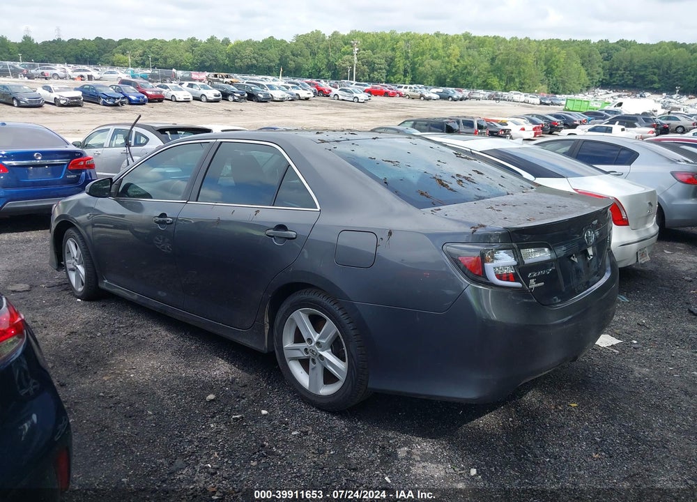 2012 TOYOTA CAMRY SE VIN: 4T1BF1FK0CU501694
