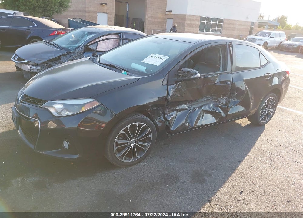 2015 TOYOTA COROLLA S PLUS VIN: 2T1BURHE3FC238778
