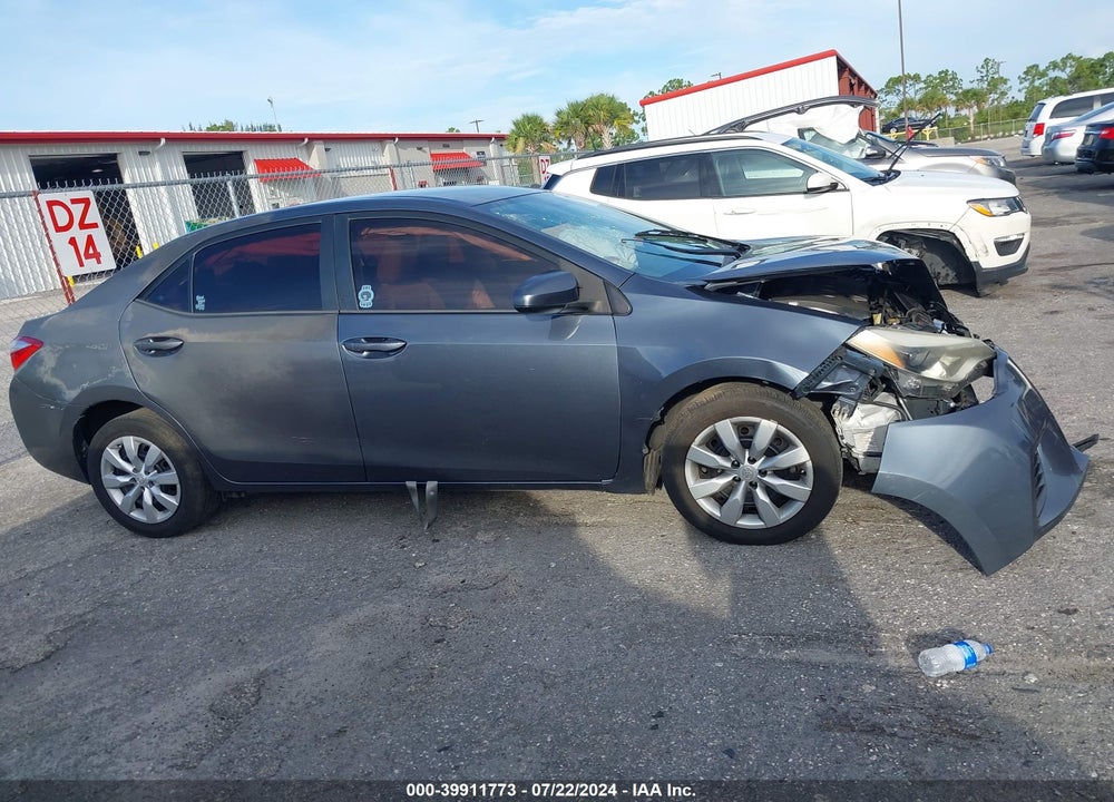 2016 TOYOTA COROLLA LE VIN: 2T1BURHE1GC705164