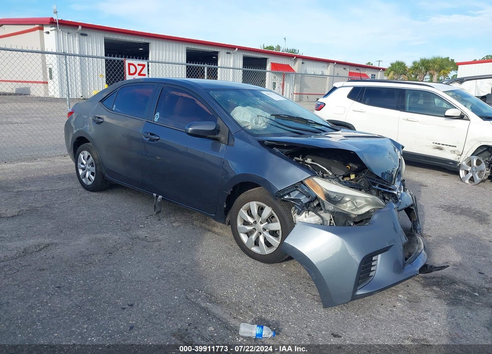 2016 TOYOTA COROLLA LE VIN: 2T1BURHE1GC705164